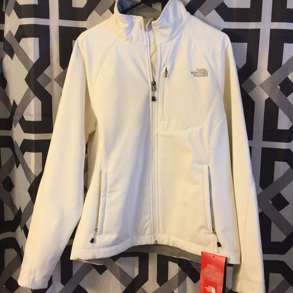 The North Face Jackets & Blazers - Woman’s North Face White Soft Shell Jacket